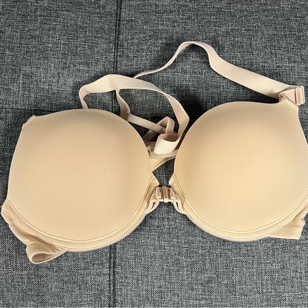 Upshell Beige Women's Racerback Bra - Picture 2 of 7